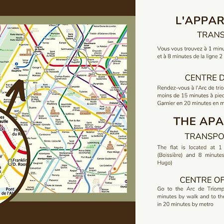 Cosy & Luxury Kleber Trocadero Arc De Triomphe Apartment Paris Bagian luar foto
